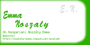 emma noszaly business card